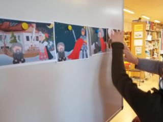 M�rton- napi mes�s foglalkoz�s a k�nyvt�rban!