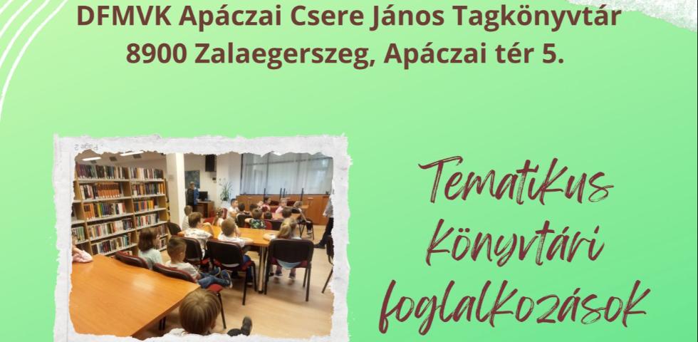 Fotk a tematikus knyvtri foglalkozsokrl 