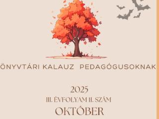K�nyvt�ri foglalkoz�sok pedag�gusoknak - 2025. okt�ber